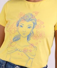 Blusa-Feminina-Bela-Manga-Curta-Decote-Redondo-Amarela-9953756-Amarelo_4