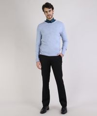 Sueter-Masculino-em-Trico-Gola-Careca--Azul-Claro-9786700-Azul_Claro_3