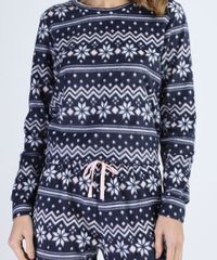 Pijama-de-Fleece-Feminino-Estampado-Etnico-Manga-Longa-Azul-Marinho-9900202-Azul_Marinho_3