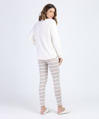 Pijama-de-Plush-Feminino-com-Bolso-e-Listras-Manga-Longa-Off-White-9900204-Off_White_2