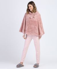 Poncho-de-Plush-Feminino-com-Capuz-em-Plush-Rosa-9900216-Rosa_3