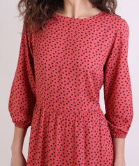 Vestido-Feminino-Midi-Estampado-de-Poa-Manga-Bufante-Vermelho-9943244-Vermelho_4