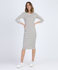 Vestido-Feminino-Midi-Listrado-Manga-3-4-Off-White-9944200-Off_White_3 Vestido-Feminino-Midi-Listrado-Manga-3-4-Off-White-9944200-Off_White_3