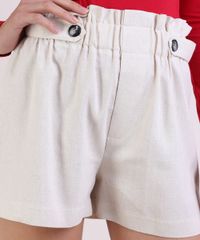 Short-Feminino-Clochard-Cintura-Alta-com-Botoes-Bege-Claro-9946065-Bege_Claro_4