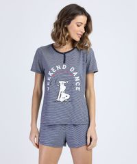 Pijama-Feminino-Snoopy-Listrado-Manga-Curta-Azul-Escuro-9946679-Azul_Escuro_1
