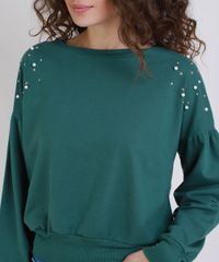 Blusao-Feminino-em-Moletom-com-Perolas-Verde-9951117-Verde_4