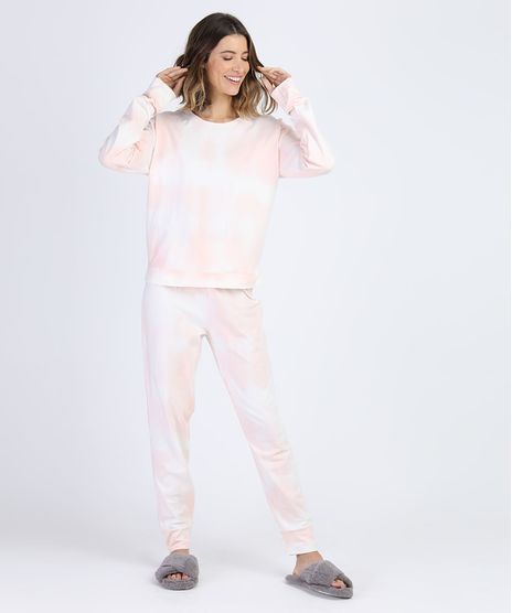 Pijama-de-Moletom-Feminino-Estampado-Tie-Dye-Manga-Longa-Rosa-9952345-Rosa_1