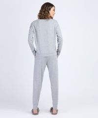 Pijama-de-Moletom-Feminino-Manga-Longa-Cinza-Mescla-9952346-Cinza_Mescla_2