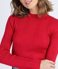 Blusa-Feminina-Basica-em-Trico-Manga-Longa-Vermelha-9356754-Vermelho_4