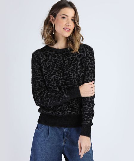 Sueter-de-Trico-Feminino-Felpudo-Estampado-Animal-Print-Onca-Decote-Redondo-Cinza-Mescla-Escuro-9793298-Cinza_Mescla_Escuro_1 Sueter-de-Trico-Feminino-Felpudo-Estampado-Animal-Print-Onca-Decote-Redondo-Cinza-Mescla-Escuro-9793298-Cinza_Mescla_Escuro_1