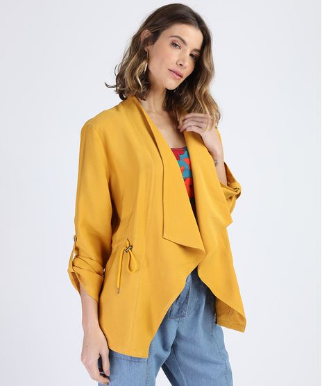 Parka-Feminina-Assimetrica-Manga-Longa-Mostarda-9814427-Mostarda_1