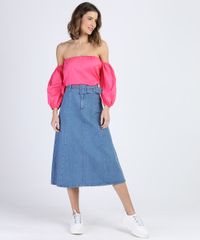 Saia-Jeans-Feminina-Midi-Evase-com-Cinto-Azul-Medio-9831925-Azul_Medio_3