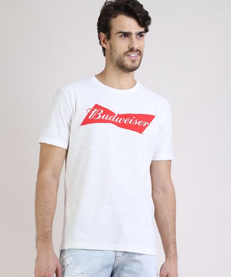 Camiseta-Masculina-Budweiser-Manga-Curta-Gola-Careca-Branca-9941990-Branco_1 Camiseta-Masculina-Budweiser-Manga-Curta-Gola-Careca-Branca-9941990-Branco_1
