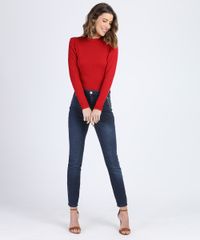 Blusa-Feminina-Canelada-Manga-Longa-Gola-Alta-Vermelho-Escuro-9943482-Vermelho_Escuro_3