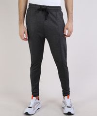 Calca-de-Neoprene-Masculina-Jogger-com-Bolsos-Cinza-Mescla-Escuro-9943491-Cinza_Mescla_Escuro_1