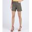Bermuda-de-Sarja-Feminina-Boyfriend-Cintura-Media-com-Bolsos-Verde-Militar-9945410-Verde_Militar_1