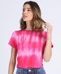 Blusa-Feminina-Estampada-Tie-Dye-Manga-Curta-Decote-Redondo-Pink-9949392-Pink_1
