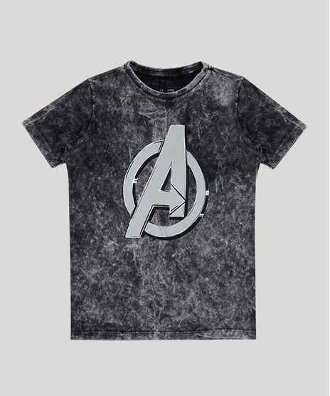 Camiseta-Juvenil-Os-Vingadores-Manga-Curta-Gola-Careca-Preto-9945199-Preto_1
