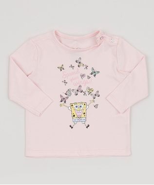 Blusa-Infantil-Bob-Esponja-Manga-Curta-Rosa-Claro-9955502-Rosa_Claro_1
