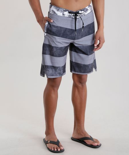 Bermuda-Listrada-Chumbo-8586453-Chumbo_1 Bermuda-Listrada-Chumbo-8586453-Chumbo_1