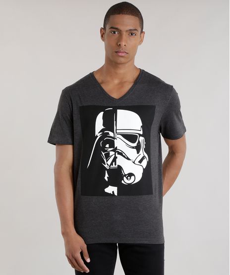 Camiseta-Darth-Vader-e-Stormtrooper-Cinza-Mescla-Escuro-8659427-Cinza_Mescla_Escuro_1