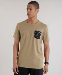 Camiseta-com-Bolso-Estampada-de-Flamingos-Caramelo-8679182-Caramelo_1