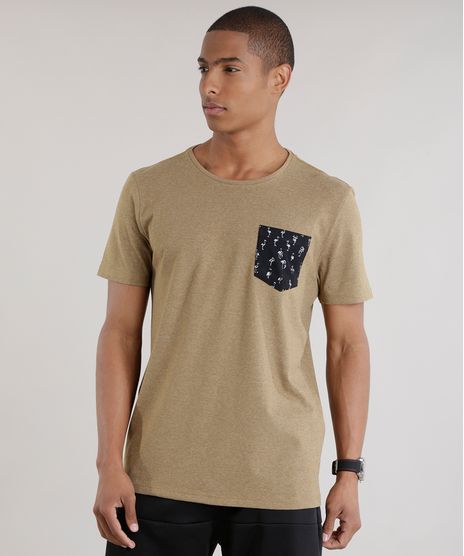 Camiseta-com-Bolso-Estampada-de-Flamingos-Caramelo-8679182-Caramelo_1