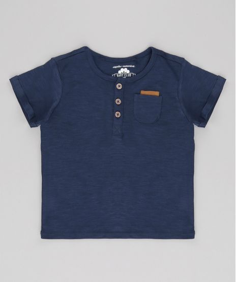Camiseta-com-Bolso-em-Algodao---Sustentavel-Azul-Marinho-8592185-Azul_Marinho_1