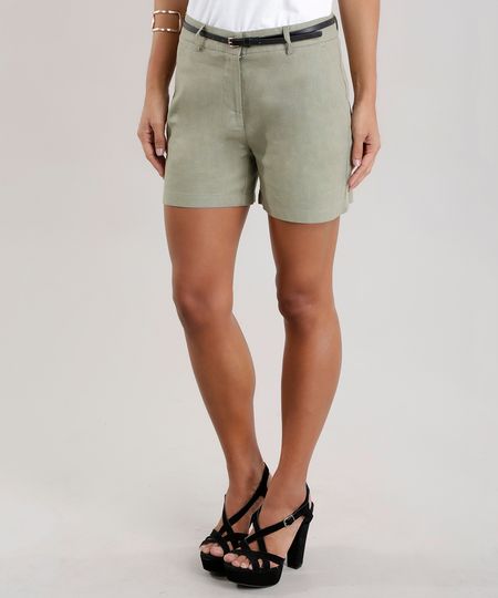 Short-em-Linho-com-Cinto-Verde-Militar-8493923-Verde_Militar_1