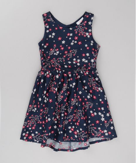 Vestido-Estampado-Floral-com-Recorte-Azul-Marinho-8459053-Azul_Marinho_1