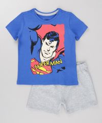 Conjunto-Super-Homem-de-Camiseta-Azul-Royal---Bermuda-em-Moletom-Cinza-Mescla-8702532-Cinza_Mescla_1 Conjunto-Super-Homem-de-Camiseta-Azul-Royal---Bermuda-em-Moletom-Cinza-Mescla-8702532-Cinza_Mescla_1