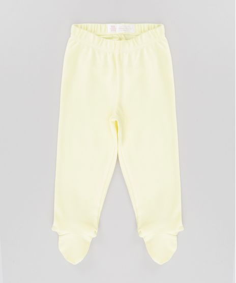 Calca-com-Pezinho-em-Algodao---Sustentavel-Amarelo-Claro-8585895-Amarelo_Claro_1