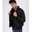 Jaqueta-Masculina-Acolchoada-em-Nylon-com-Bolsos-Gola-Alta-Preta-9812441-Preto_1