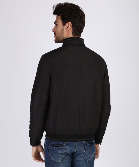jaqueta nylon acolchoada masculina