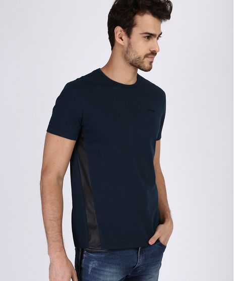 Camiseta-Masculina-Com-Recortes-Manga-Curta-Gola-Careca-Azul-Marinho-9944370-Azul_Marinho_1