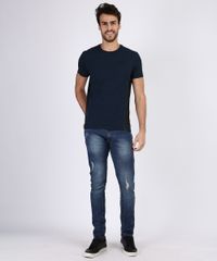 Camiseta-Masculina-Com-Recortes-Manga-Curta-Gola-Careca-Azul-Marinho-9944370-Azul_Marinho_3