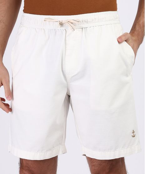 Bermuda-de-Sarja-Masculina-Relaxed-com-Bolsos-Off-White-9953994-Off_White_1