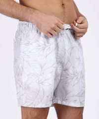Bermuda-Masculina-Reta--Estampada-de-Folhagem-com-Cordao-Para-Amarrar-Off-White-9956283-Off_White_3
