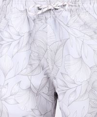 Bermuda-Masculina-Reta--Estampada-de-Folhagem-com-Cordao-Para-Amarrar-Off-White-9956283-Off_White_4