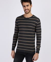 Sueter-Masculino-em-Trico-Listrado-Gola-Careca-Cinza-Mescla-Escuro-9780958-Cinza_Mescla_Escuro_1 Sueter-Masculino-em-Trico-Listrado-Gola-Careca-Cinza-Mescla-Escuro-9780958-Cinza_Mescla_Escuro_1