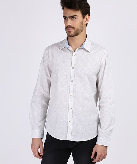 Camisa-Masculina-Mini-Print-Floral-Manga-Longa-Branca-9809573-Branco_1