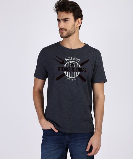 Camiseta-Masculina--Steaks---Chops--Manga-Curta-Gola-Careca-Azul-Mesclado-9942921-Azul_Mesclado_1 Camiseta-Masculina--Steaks---Chops--Manga-Curta-Gola-Careca-Azul-Mesclado-9942921-Azul_Mesclado_1