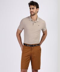 Bermuda-de-Sarja-Masculina-Casual-com-Cinto-Marrom-9955464-Marrom_3
