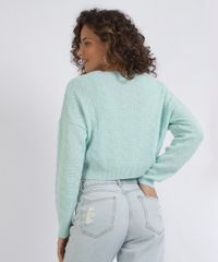 Cardigan-Feminino-em-Trico-Trabalhado-Decote-V-Verde-Claro-9956083-Verde_Claro_2