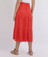 Saia-Feminina-Midi-Com-Babados-Laranja-9958385-Laranja_2