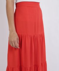 Saia-Feminina-Midi-Com-Babados-Laranja-9958385-Laranja_4