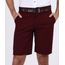 Bermuda-de-Sarja-Masculina-Casual-com-Cinto-Vinho-9955465-Vinho_1