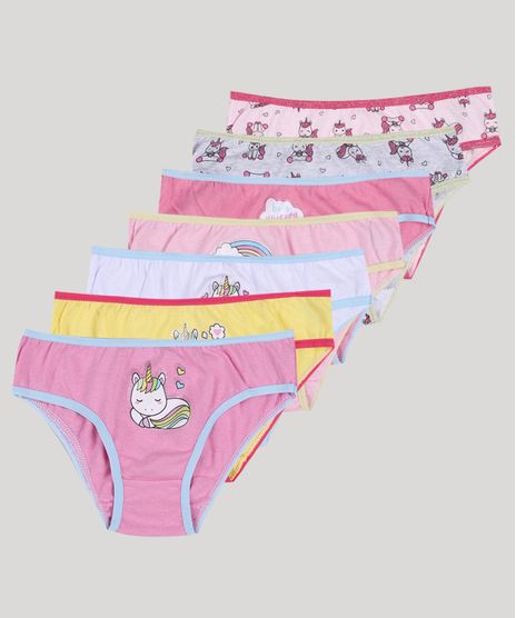Kit-de-7-Calcinhas-Infantis-Unicornio--Multicor-9947396-Multicor_1