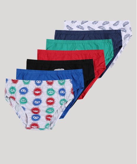 Kit-de-7-Cuecas-Infantis-Slip-PJ-Maks-Multicor-9947403-Multicor_1