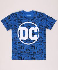 Camiseta-Infantil-DC-Comics-Estampado-Manga-Curta-Azul-9948820-Azul_1